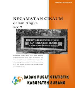 Kecamatan Cikaum Dalam Angka 2017