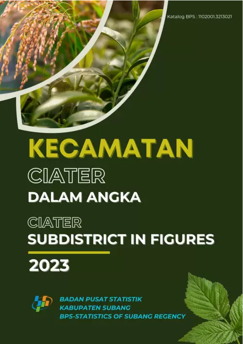 Kecamatan Ciater Dalam Angka 2023